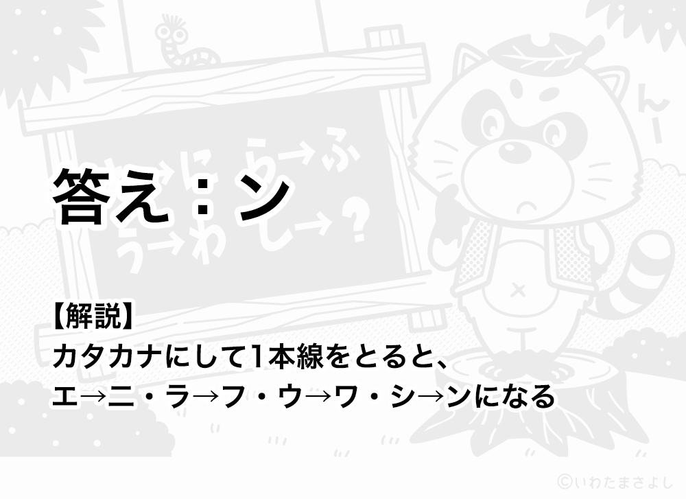 絵で見て脳トレ！なぞなぞイラスト