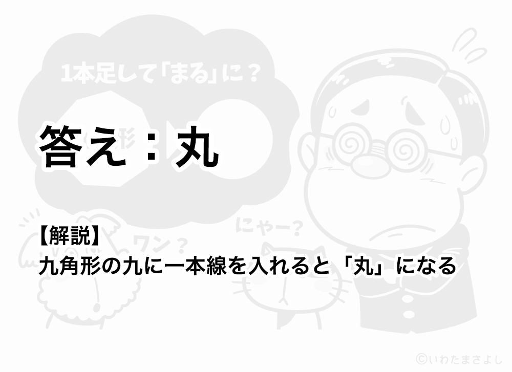絵で見て脳トレ！なぞなぞイラスト
