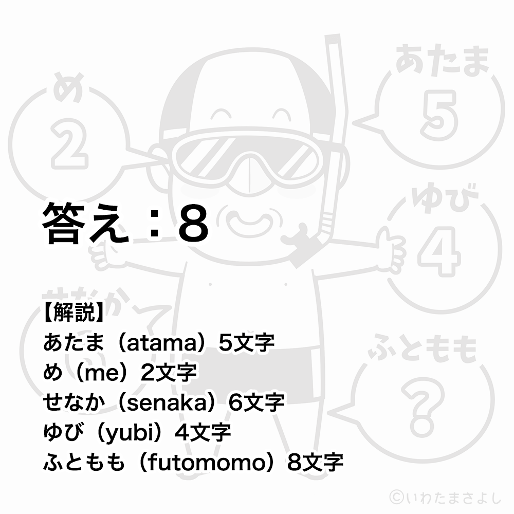 絵で見て脳トレ！なぞなぞイラスト