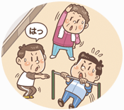 高齢者やシニア向けの医療・介護・健康・行政・年金などの分野をコミカルイラストでわかりやすく伝えます。京都在住イラストレーターいわたまさよし