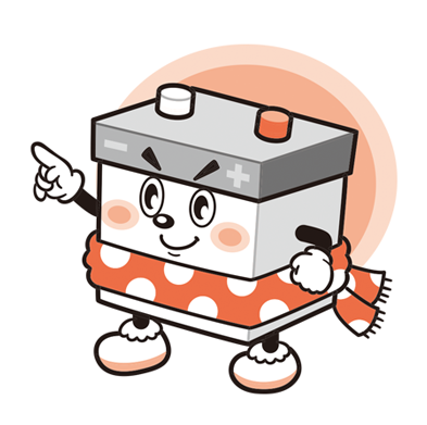 楽しく元気なコミカルタッチが得意な京都在住フリーランスイラストレーターいわたまさよし バッテリーのキャラクターデザイン