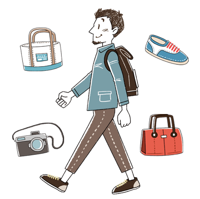 たのしくデフォルメしたコミカルタッチが得意なイラストレーターいわたまさよし_ 観光マップイラスト制作