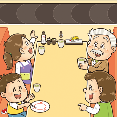 たのしくデフォルメしたコミカルタッチが得意なイラストレーターいわたまさよし_ シールブックイラスト制作