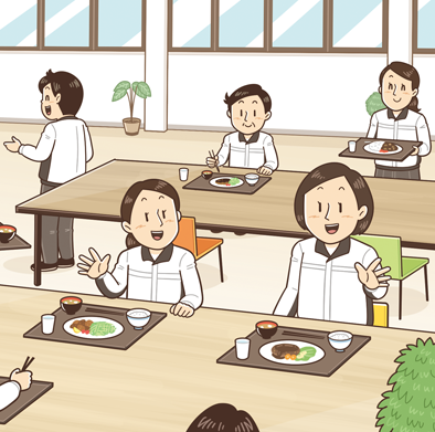 施設_イラストレーターいわたまさよし_ デフォルメタッチのコミカルイラスト