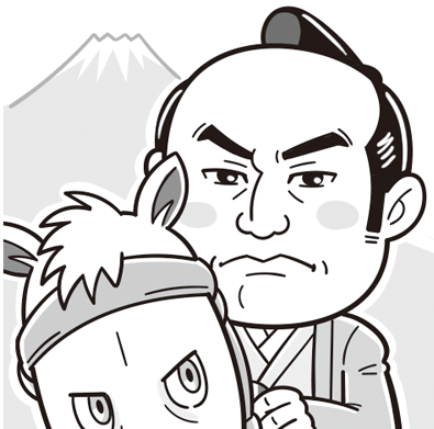 時代劇_たのしくデフォルメしたコミカルタッチが得意なイラストレーターいわたまさよし_ リモートワークイラスト制作