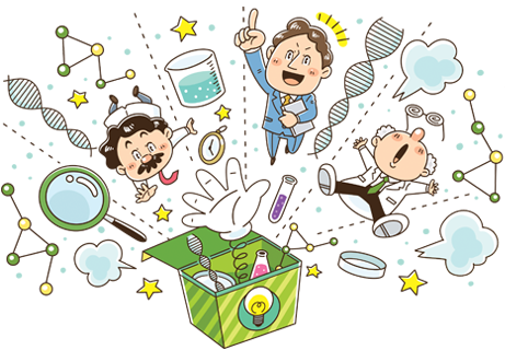 雑誌・書籍・児童書・教材・情報誌_コミカルイラスト