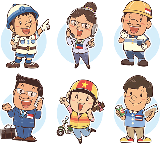 証券_キャラクターデザイン_コミカルタッチ_コミカルイラスト_イラストレーターいわたまさよし