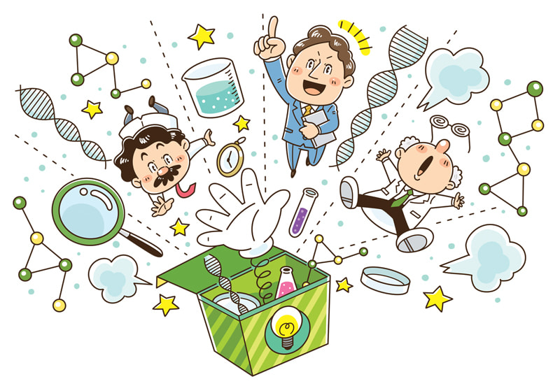 雑誌・書籍・児童書・教材・情報誌_コミカルイラスト