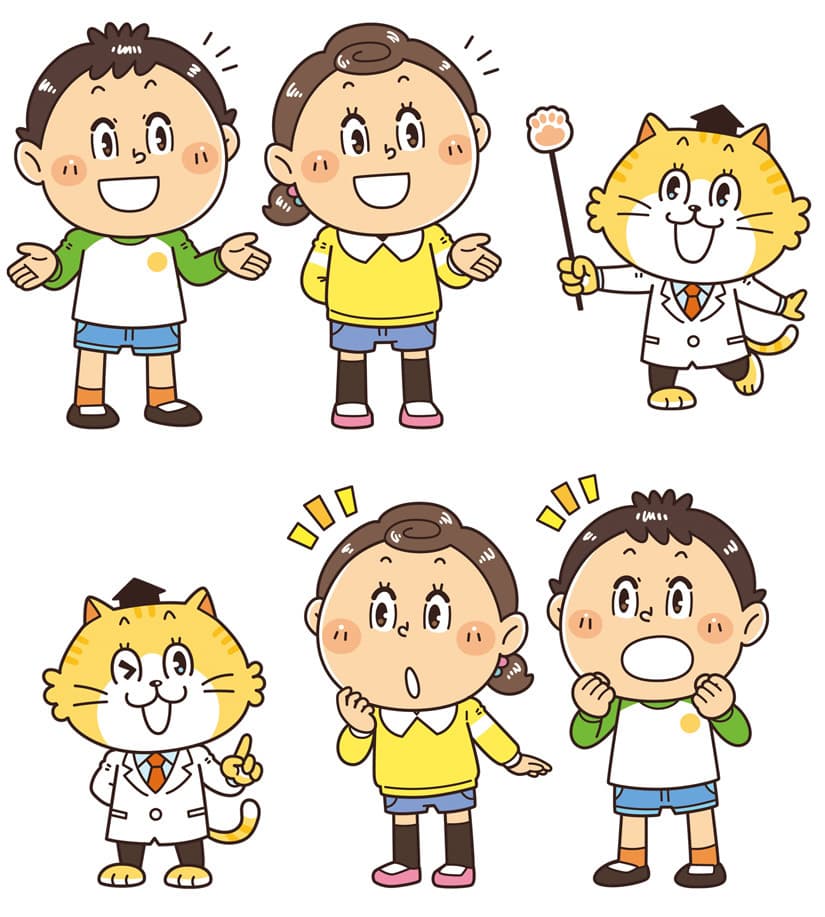 金の星社〈病院図鑑〉児童書 学習教材｜子ども・小学生向け かわいいコミカルタッチのデフォルメイラスト